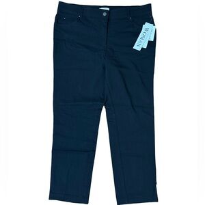 89th & Madison Black Straight Leg Pants